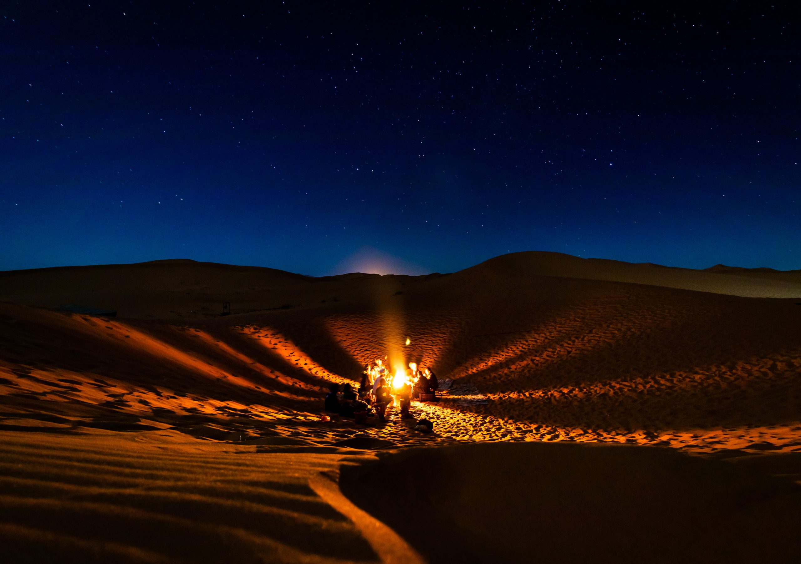 diner dans le desert