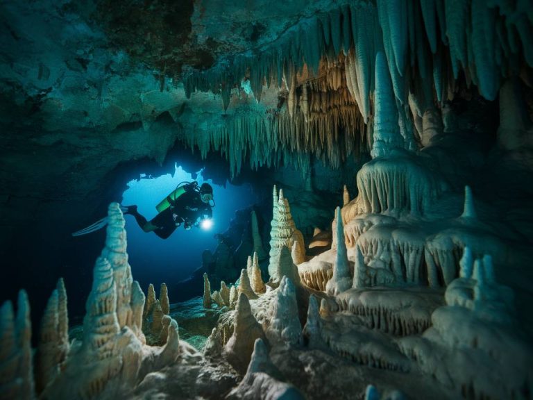 Plongée dans les mystères des grottes sous-marines : Une aventure hors du commun.