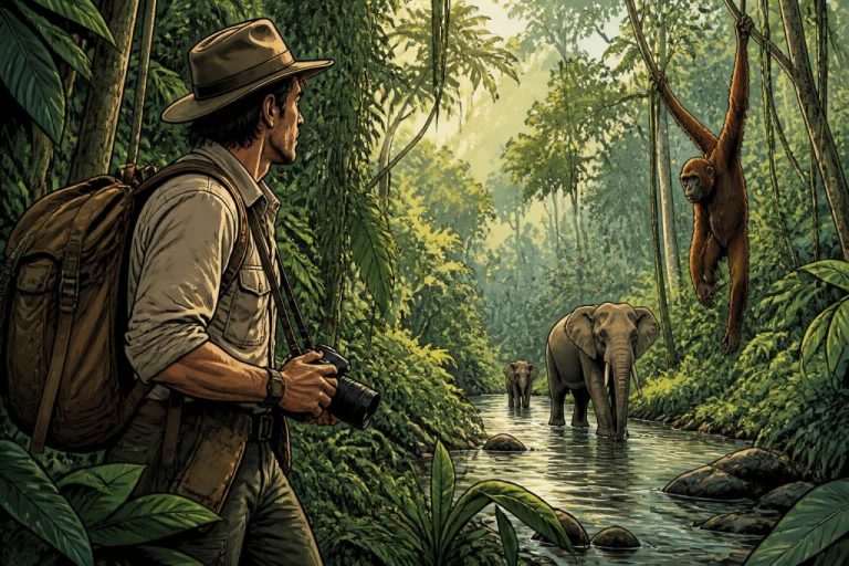 Borneo jungle au cœur d’une aventure de globe-trotteur inoubliable