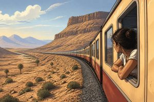 Le train du désert : voyage inoubliable au cœur des paysages sauvages