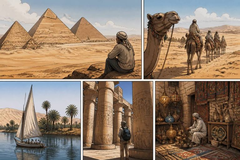 Nomade aventure Égypte : itinéraire et conseils pour un voyage inoubliable