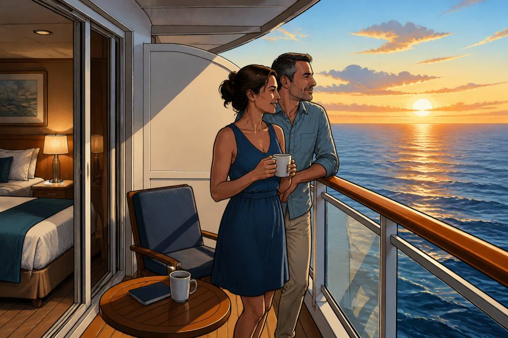 Balcon cabine bateau croisière : pourquoi ce choix transforme votre voyage