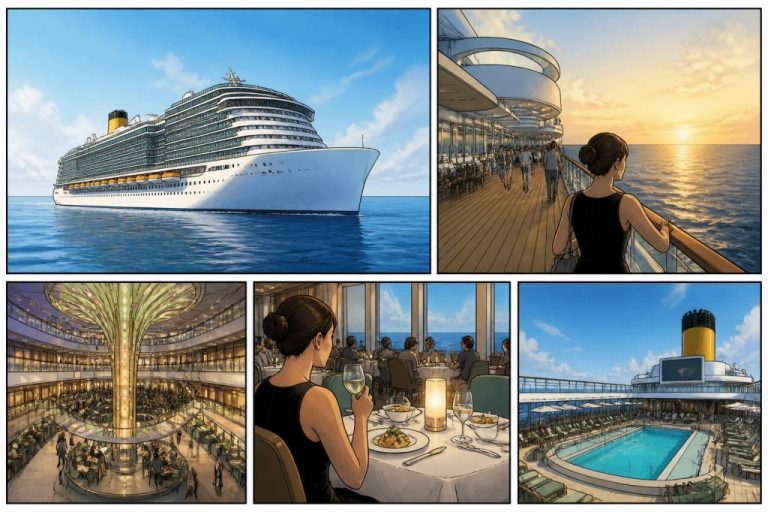 Costa Croisière Smeralda : mon expérience à bord du navire emblématique en Méditerranée
