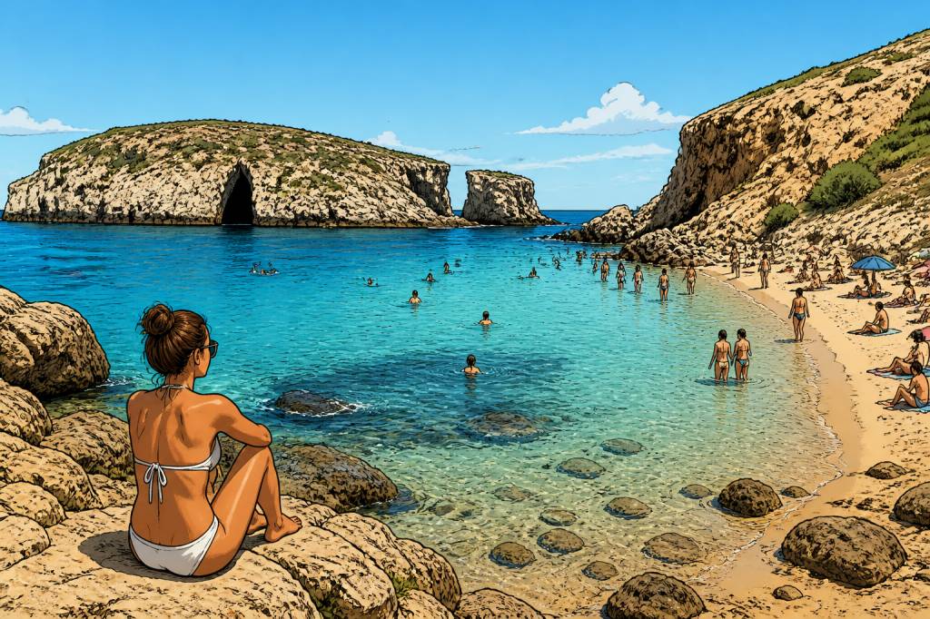 Belle plage à Malte : mon expérience sur les plus beaux rivages de l’île