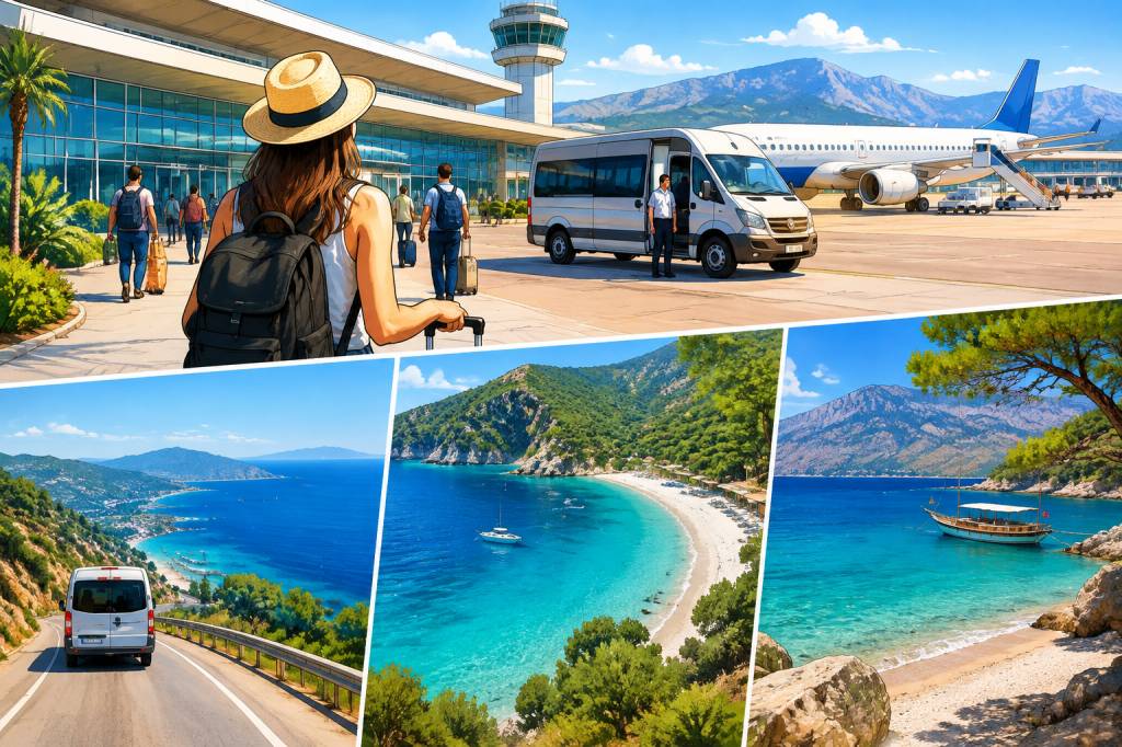 Aéroport Fethiye : comment rejoindre les plus belles plages de la côte turquoise en Turquie