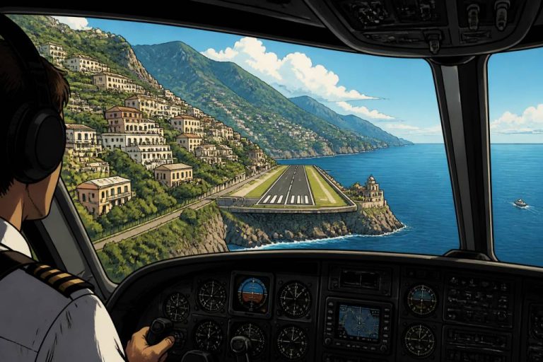 Aéroport Positano : comment atterrir au plus près de la côte amalfitaine