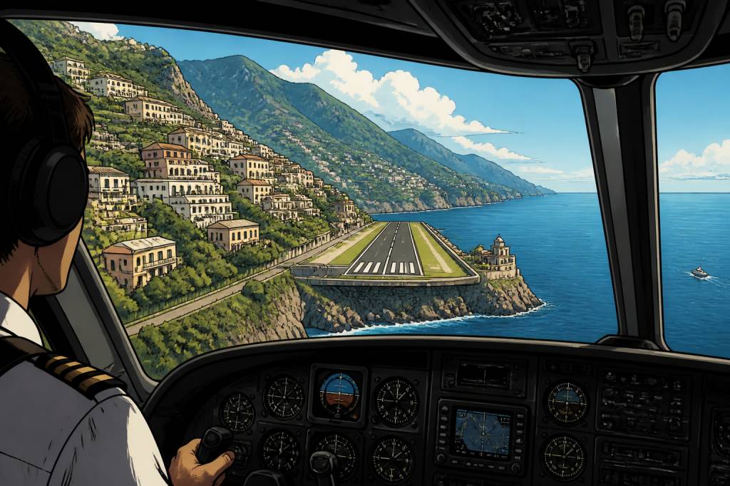 Aéroport Positano : comment atterrir au plus près de la côte amalfitaine