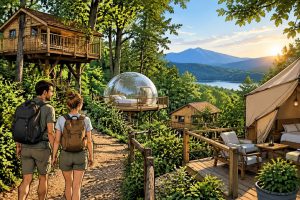 Camping insolite le Haut Village : une escapade originale au cœur de la nature