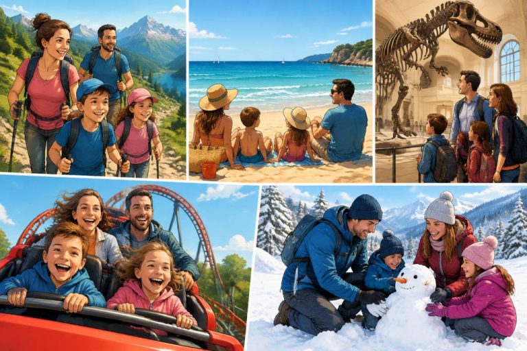 Activités vacances scolaires : nos idées pour voyager en famille